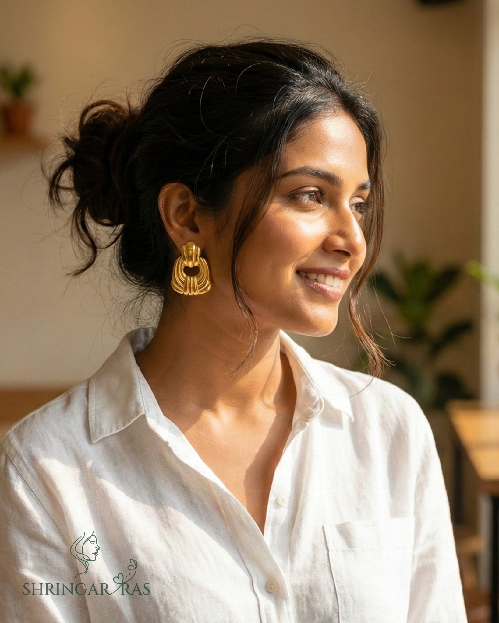 Creative Square Texture Earrings