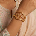 Infinite Anti Tarnish Cuff Bangle