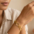 Hexagon Diamond Bracelet