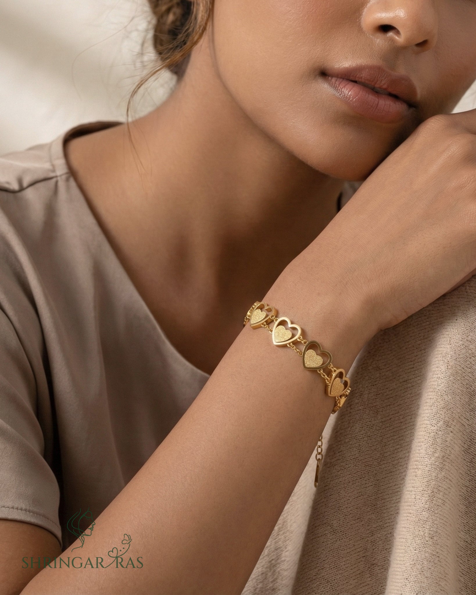 Sparkle Heart Bracelet