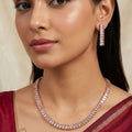 Crystal Royale Rose Gold Necklace Set