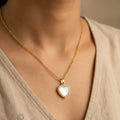 Forever Love Heart Pendant Chain Necklace