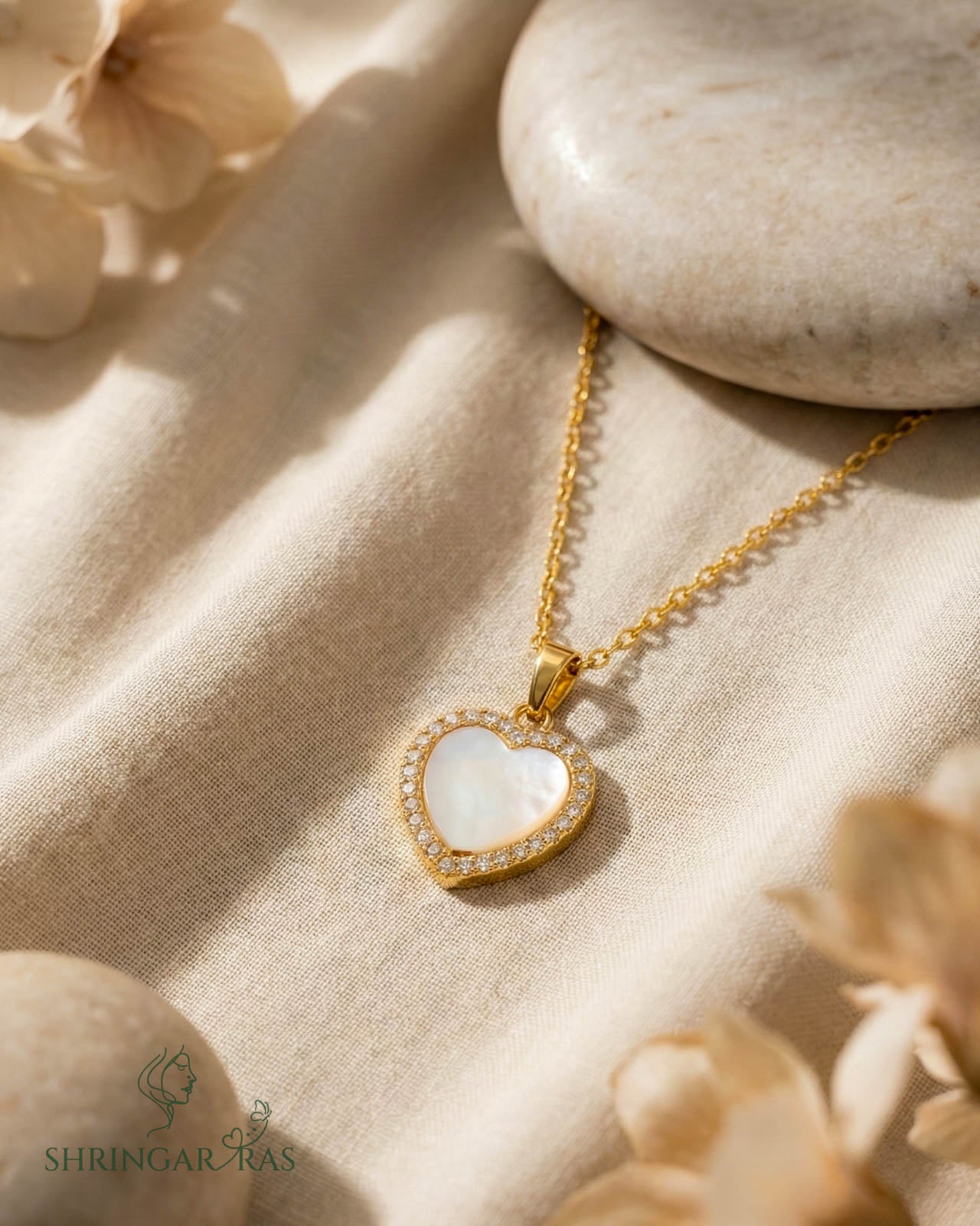 Forever Love Heart Pendant Chain Necklace