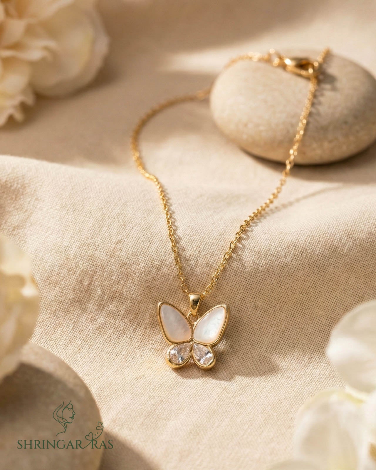 Butterfly Pendant Chain Necklace