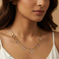 Flower Waterdroplet Charm Anti Tarnish Necklace